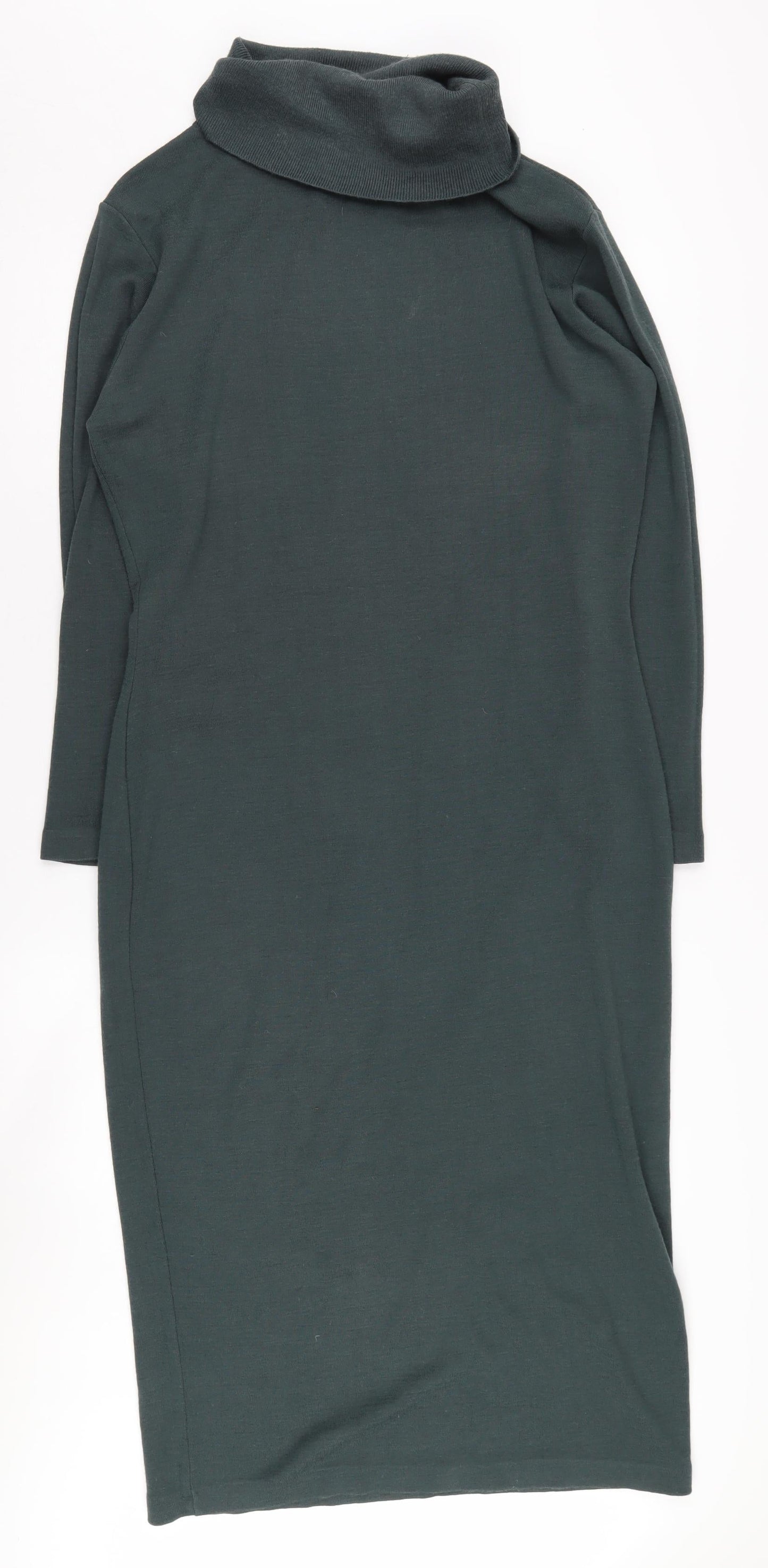 Linea Green Cowl Neck Sheath Dress Size 6 Women