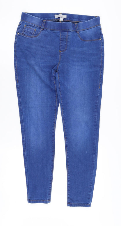 Dorothy Perkins Blue Skinny Jeans - Women's Size 10