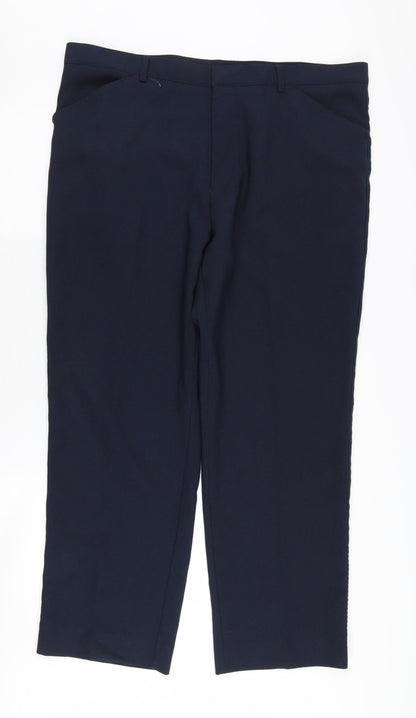 Greenwoods Men's Blue Trousers Size S