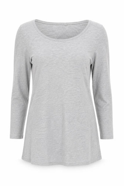 Womens UK Size S FatFace Grey Basic T-Shirt