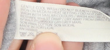 FatFace Women's Grey Long Sleeve Basic T-Shirt - Size S