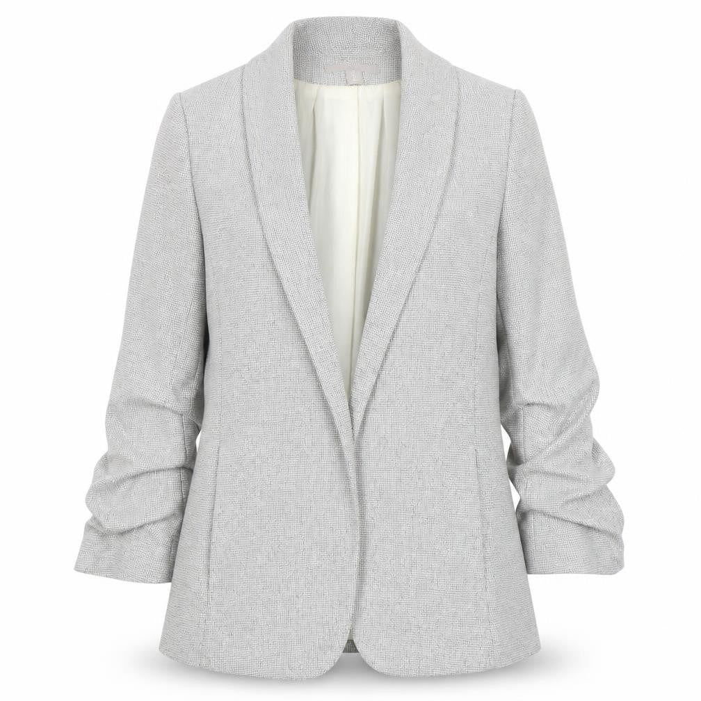 Womens UK Size 10 H&M Regular Grey Blazer