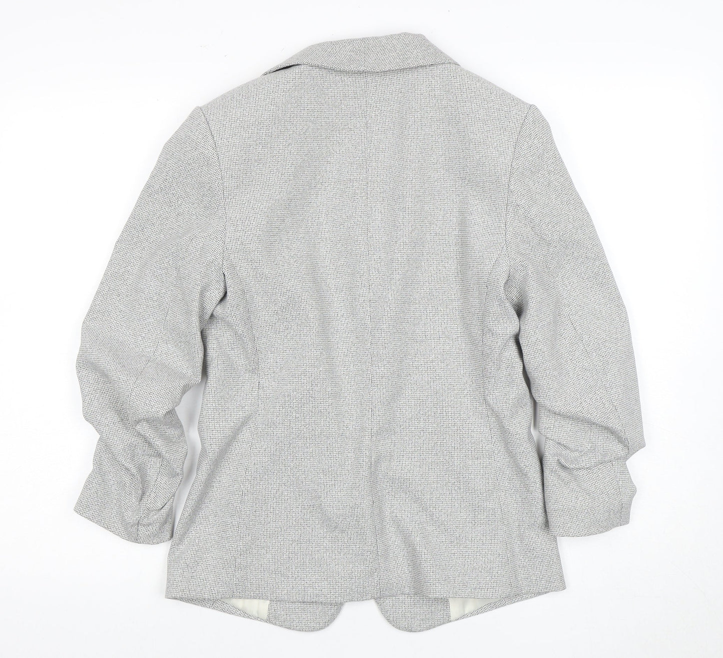 H&M Women's Grey Blazer, Size 10, Stylish Workwear
