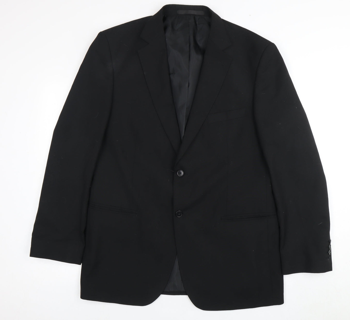 Mens UK Size 42 Marks and Spencer Regular Black Suit Jacket