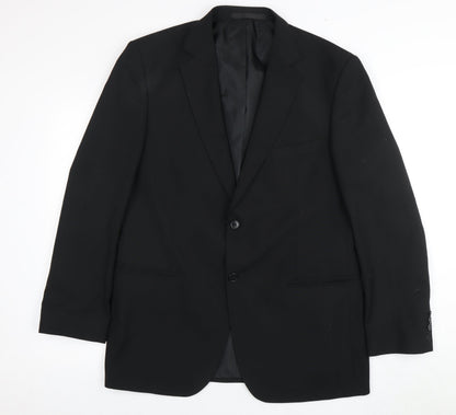 Mens UK Size 42 Marks and Spencer Regular Black Suit Jacket