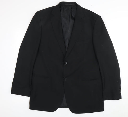 Mens UK Size 42 Marks and Spencer Regular Black Suit Jacket