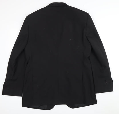 Mens UK Size 42 Marks and Spencer Regular Black Suit Jacket
