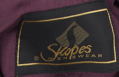 Mens UK Size R 48 Skopes Regular Black Suit Tuxedo