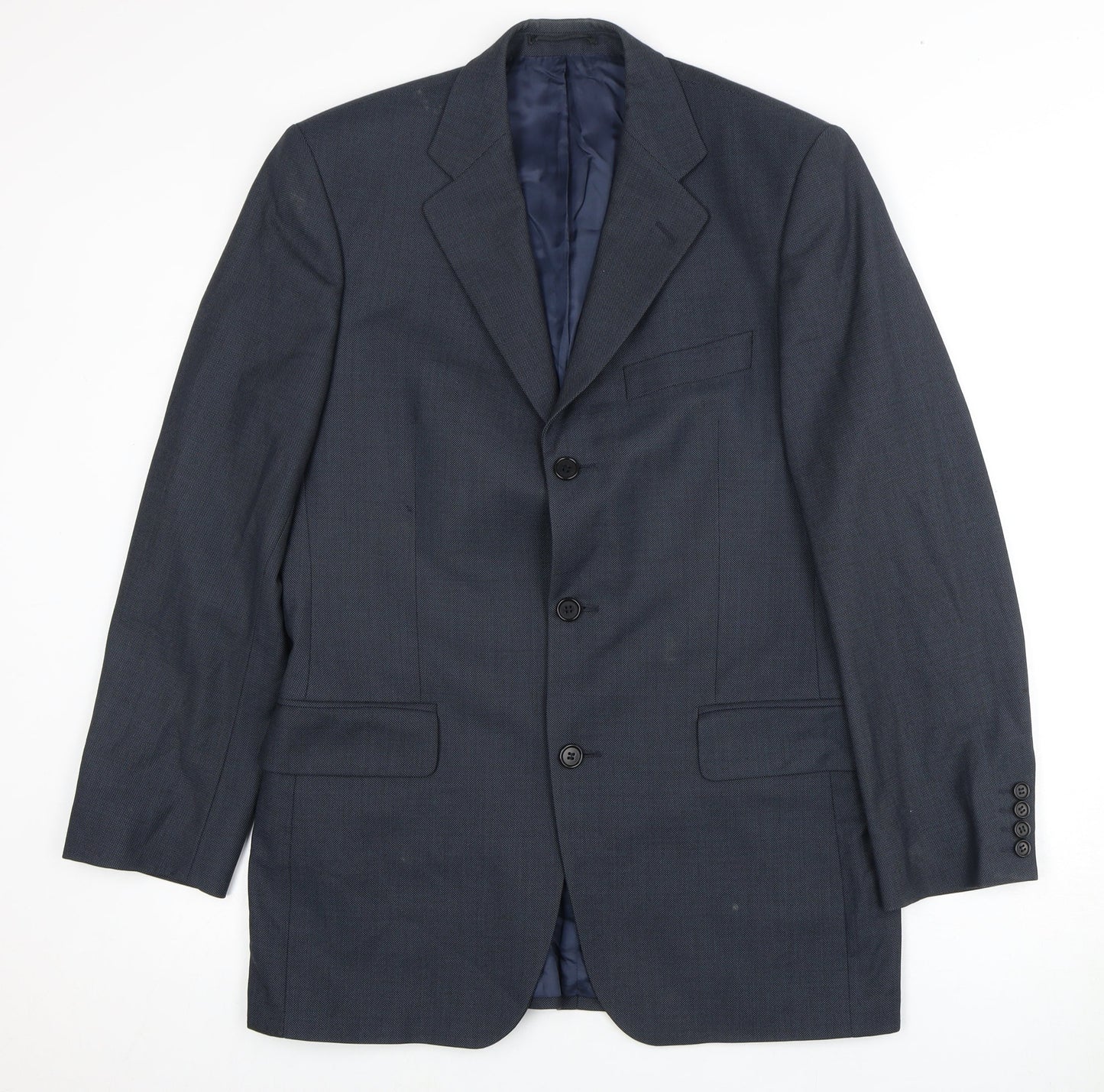 Mens UK Size 38 Magee Regular Blue Suit Jacket