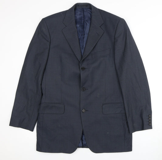 Mens UK Size 38 Magee Regular Blue Suit Jacket