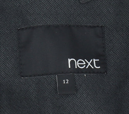 Next Women's Black Suit Jacket Size 12