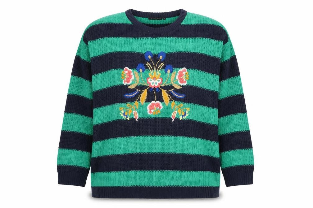 Womens UK Size 18 Brave Soul Multicoloured Pullover Jumper