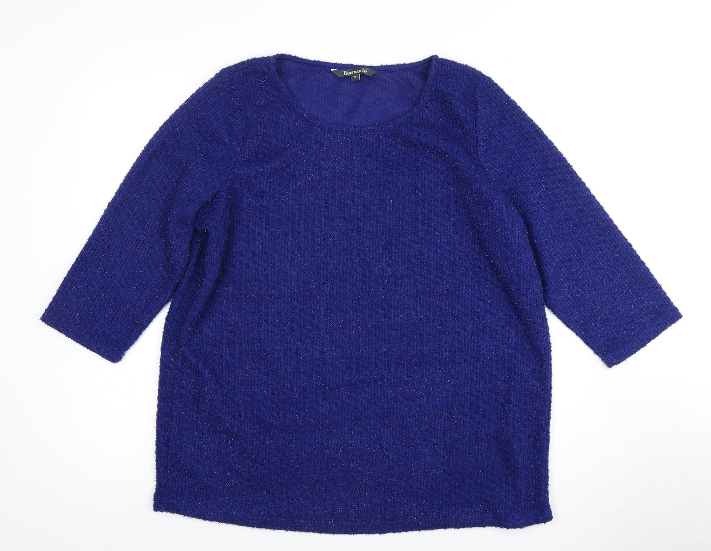 Womens UK Size 18 Bonmarche Blue Pullover Jumper