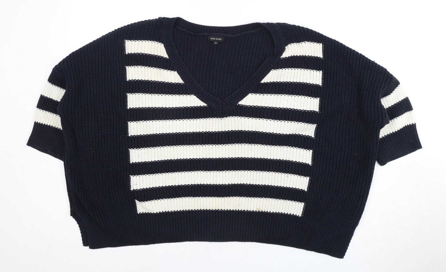 Womens UK Size 10 River Island Blue Pullover Jumper