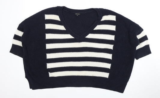 Womens UK Size 10 River Island Blue Pullover Jumper