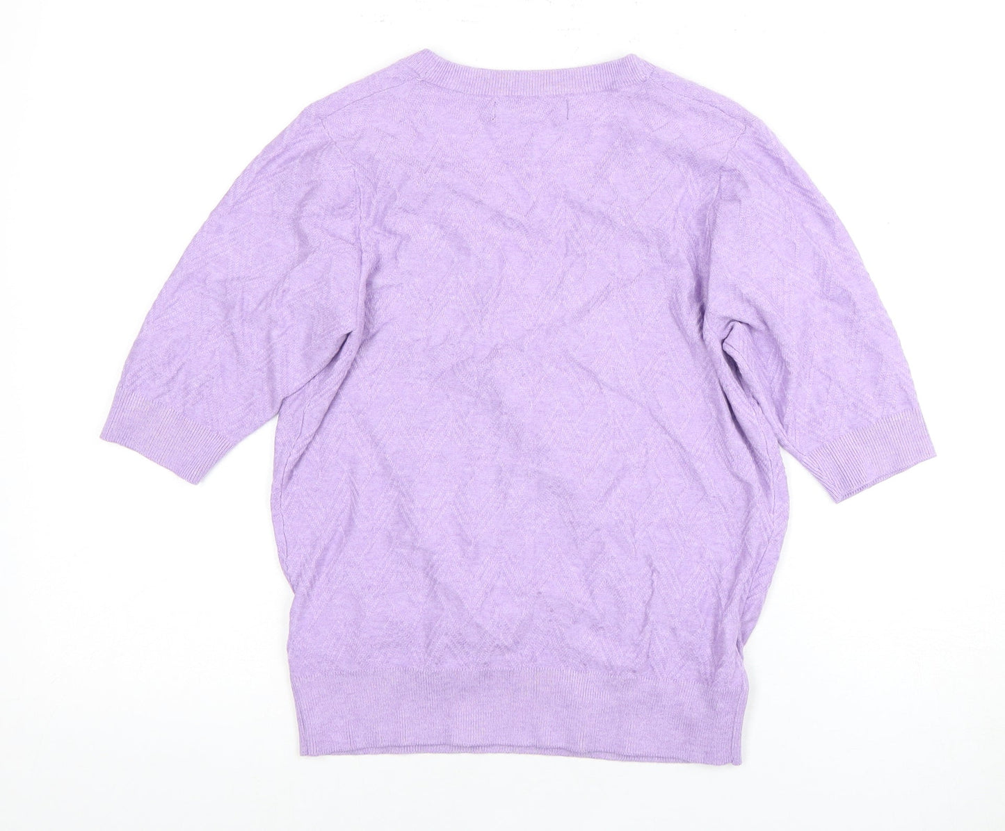 Womens UK Size S Marks and Spencer Purple Wrap Blouse