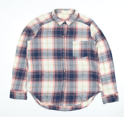 Womens UK Size L Hollister Multicoloured Basic Button-Up