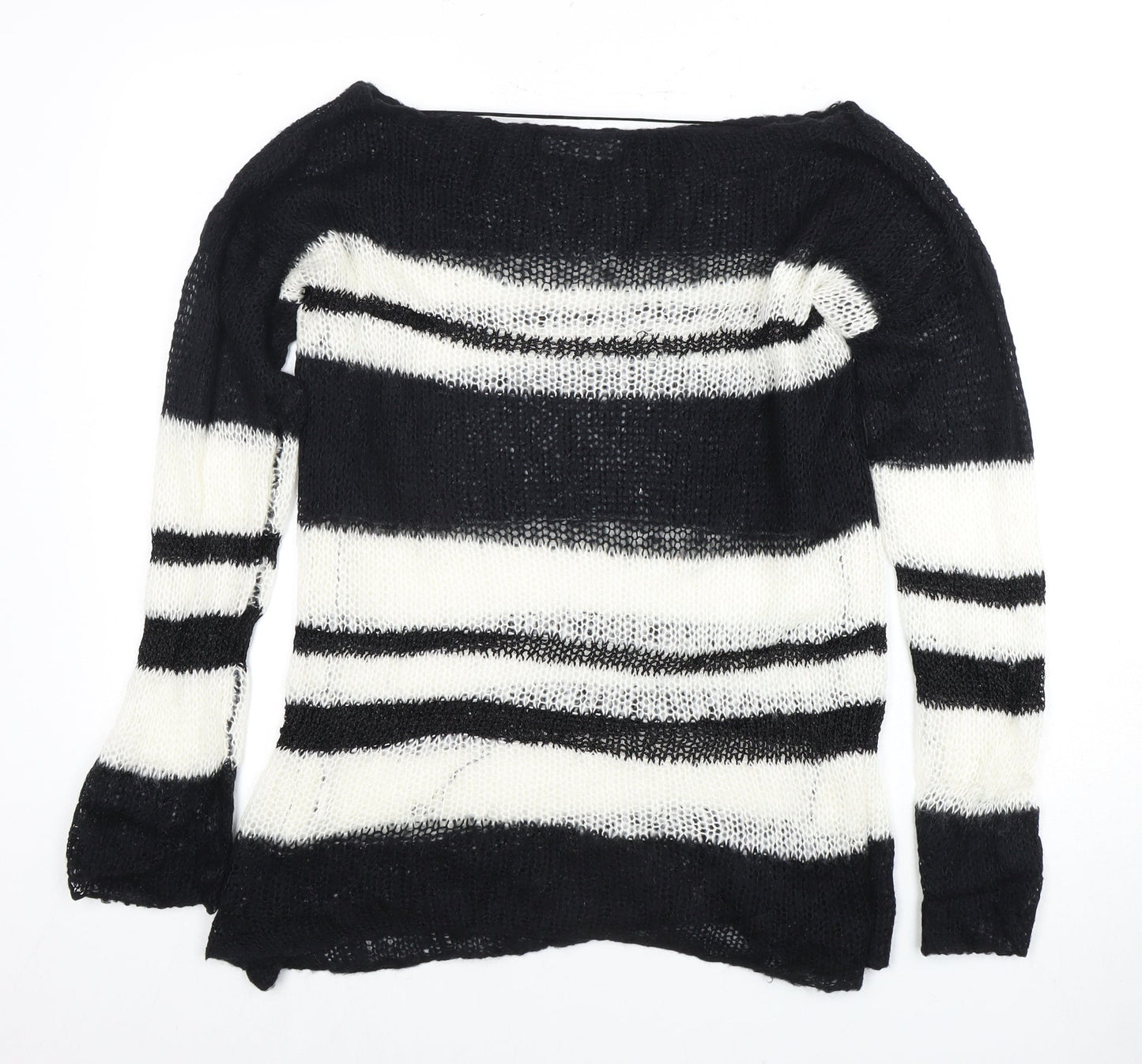 Womens UK Size S Zara Black Pullover Jumper