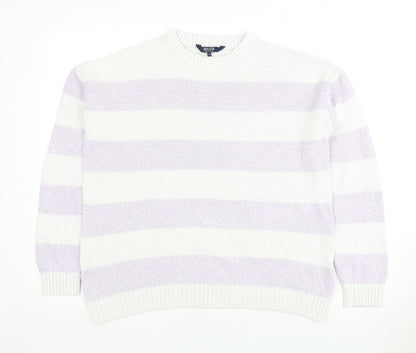 Womens UK Size 14 Maine New England White Pullover Jumper