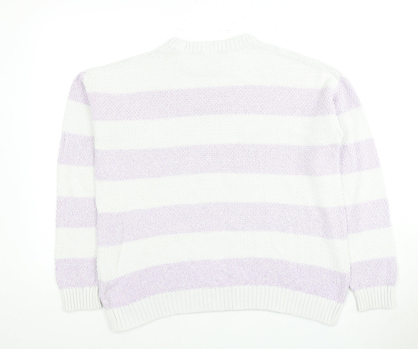 Womens UK Size 14 Maine New England White Pullover Jumper