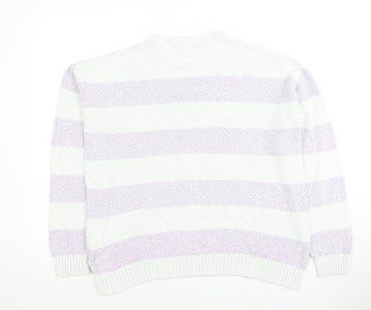 Womens UK Size 14 Maine New England White Pullover Jumper