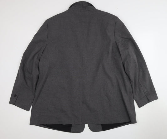 H&M Women’s Grey Blazer - Size 18, Classic Fit