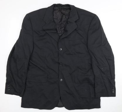 Mens UK Size 40 Burton Regular Black Suit Jacket