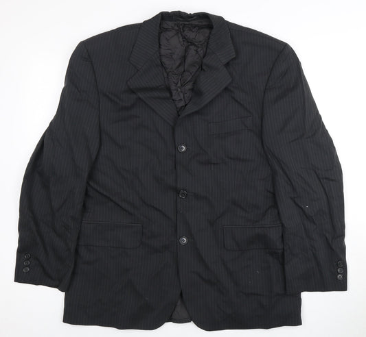 Mens UK Size 40 Burton Regular Black Suit Jacket