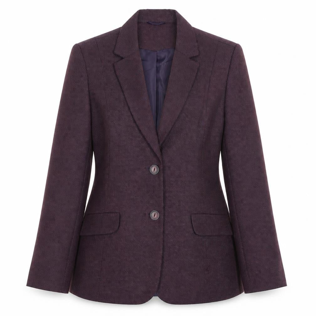 Womens UK Size 12 Bonmarché Regular Purple Blazer