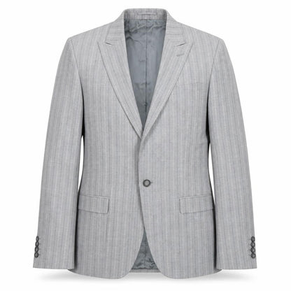 Mens UK Size 40 River Island Regular Grey Suit Jacket