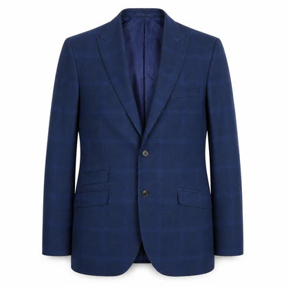 Mens UK Size 40 Moss London Regular Blue Suit Jacket