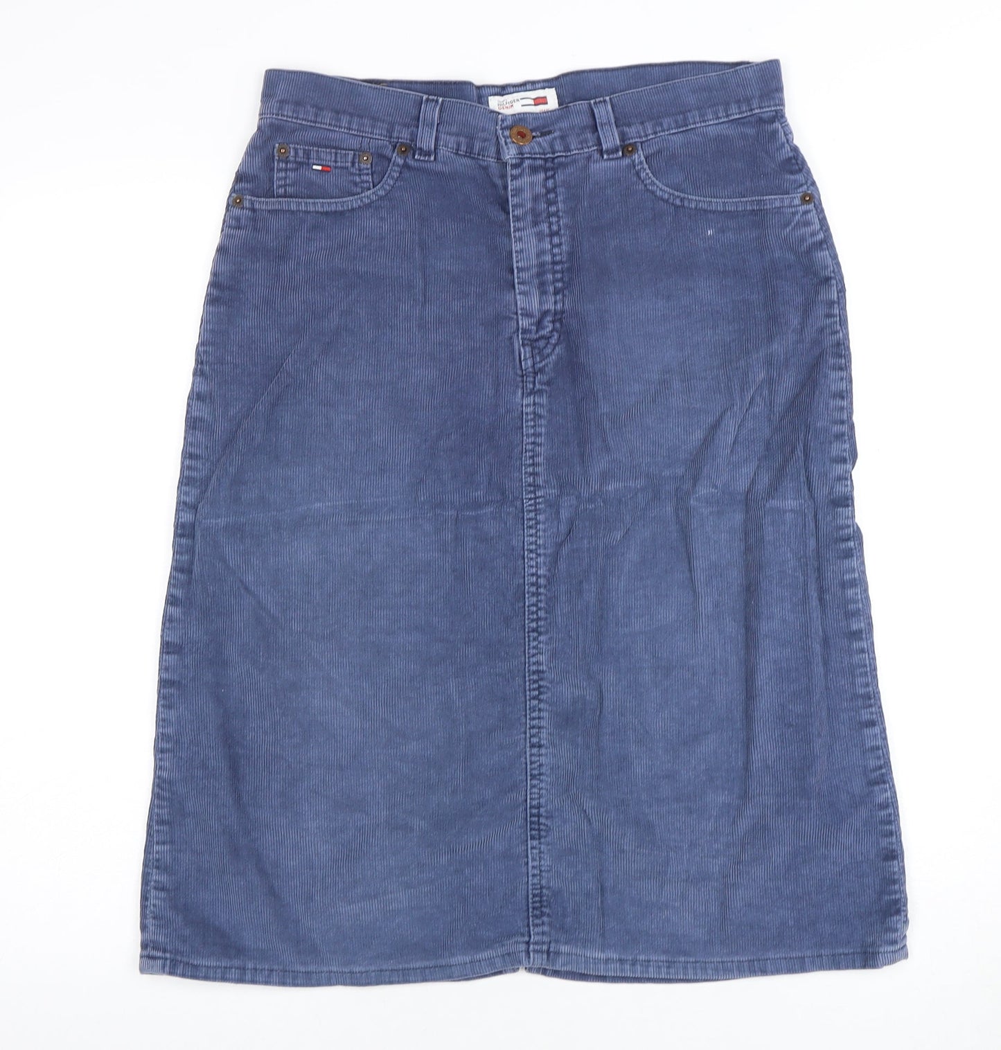 Womens UK Size S Tommy Hilfiger A-Line Corduroy Skirt