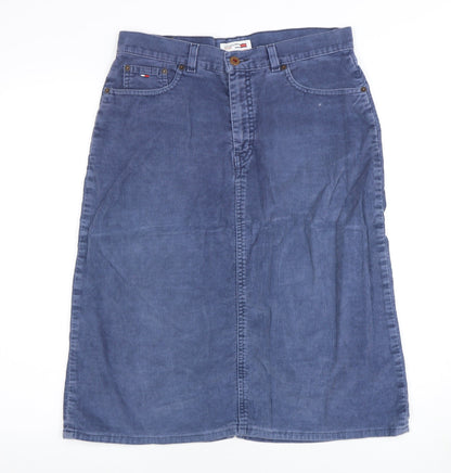 Womens UK Size S Tommy Hilfiger A-Line Corduroy Skirt