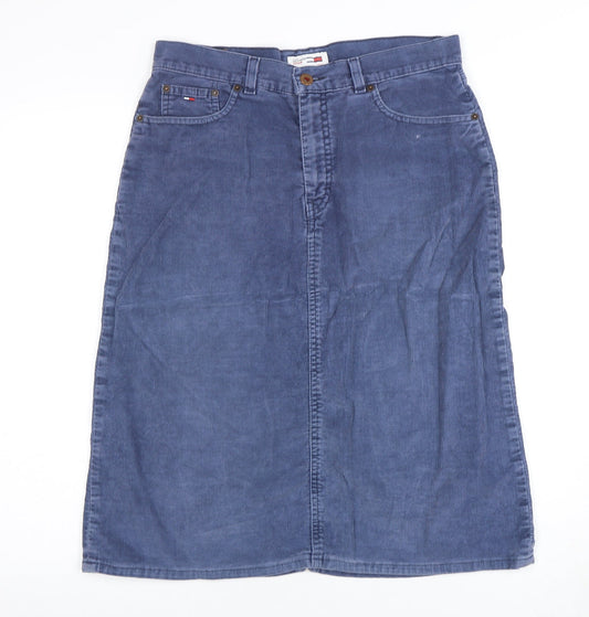 Womens UK Size S Tommy Hilfiger A-Line Corduroy Skirt