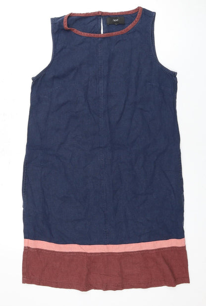 Next Women's Multicolour Colourblock Dress Size 8