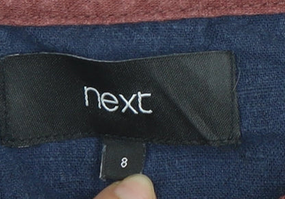 Next Women's Multicolour Colourblock Dress Size 8