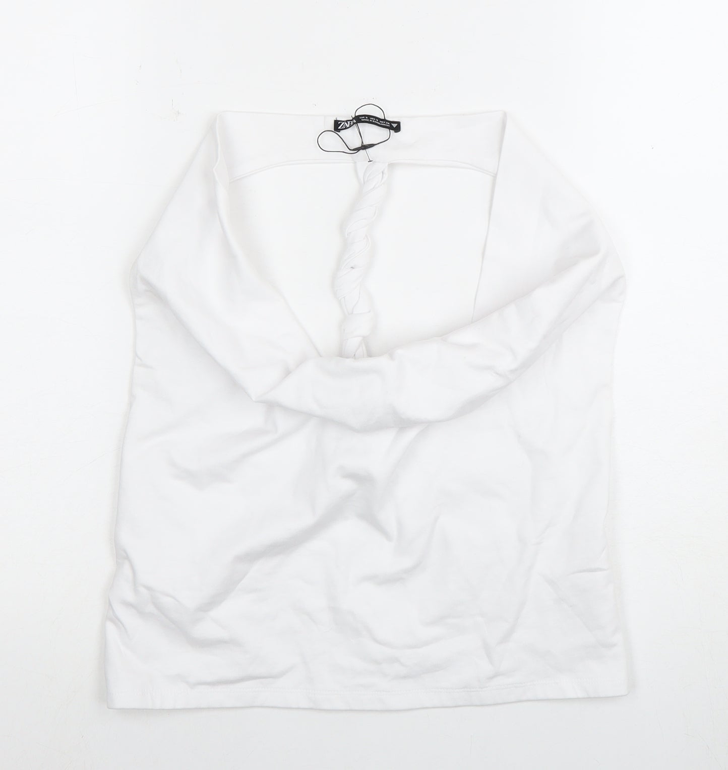 Womens UK Size 10 Zara White Camisole Blouse