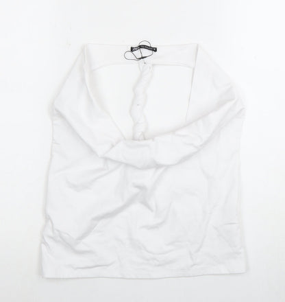 Womens UK Size 10 Zara White Camisole Blouse
