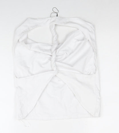 Womens UK Size 10 Zara White Camisole Blouse