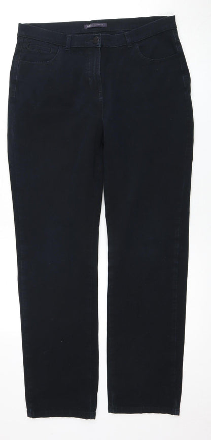 Womens UK Size 14 Marks and Spencer Regular Fit  Black Jeans