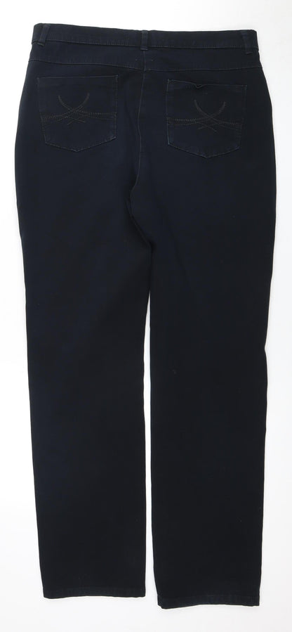 Womens UK Size 14 Marks and Spencer Regular Fit  Black Jeans