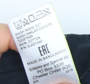 Womens UK Size 14 Marks and Spencer Regular Fit  Black Jeans