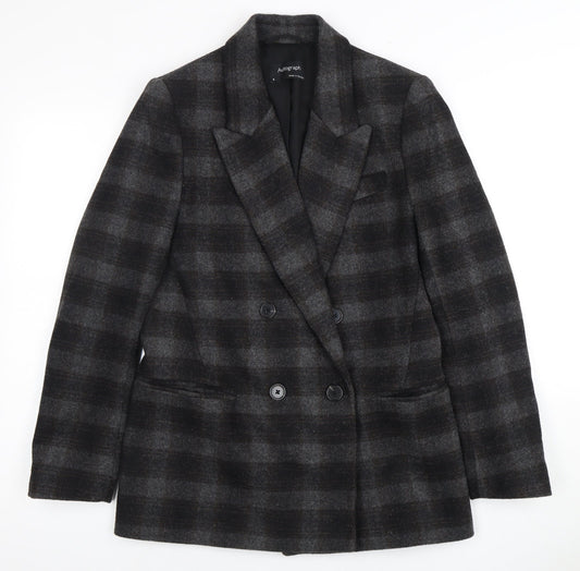 Marks and Spencer Women’s Black Double-Breasted Blazer, Size 8