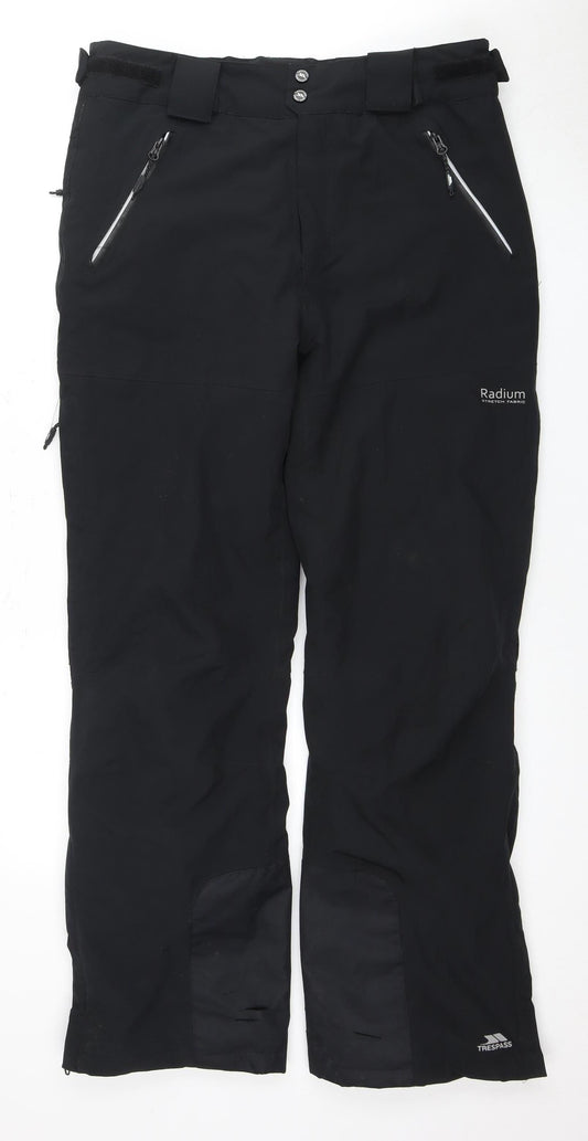Trespass Men's Black M Snow Pants, Waterproof Ski Gear