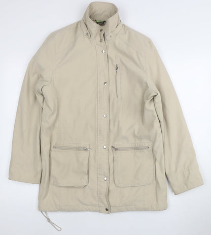 Womens UK Size 12 NuAge Beige Basic Jacket