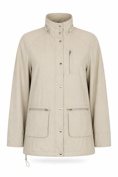 Womens UK Size 12 NuAge Beige Basic Jacket