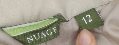 Womens UK Size 12 NuAge Beige Basic Jacket
