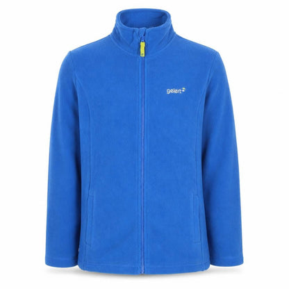 Front view of Gelert boys’ blue basic jacket 13 years full zip new