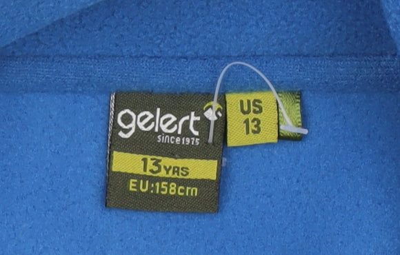Gelert Boys Blue Basic Jacket 13 Years Full Zip New