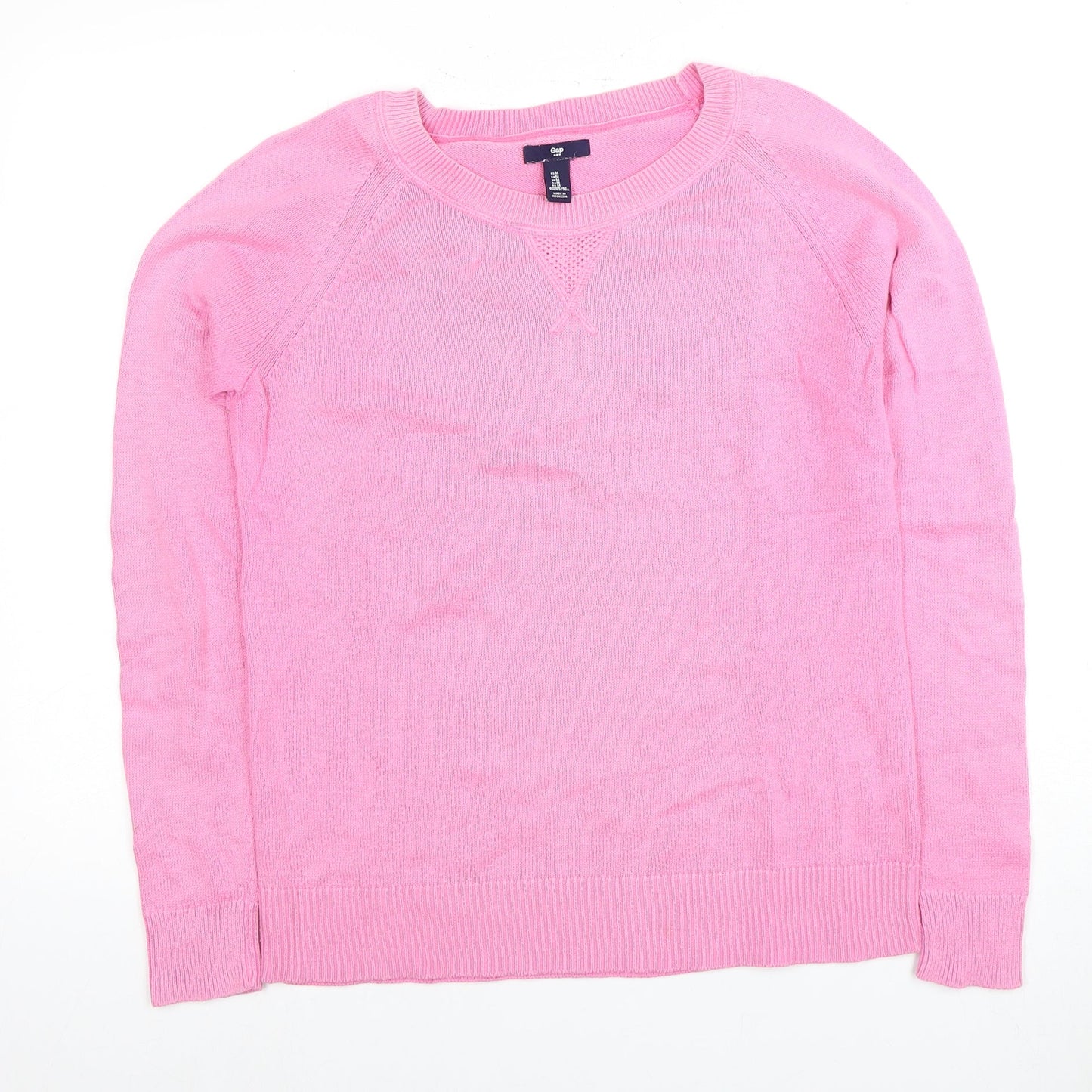 Gap Women's Pink Crew Neck Pullover Jumper M